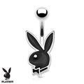 Official Playboy Opal Enamel Belly Bar