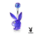 Holographic Acrylic Playboy Bunny Belly Bar