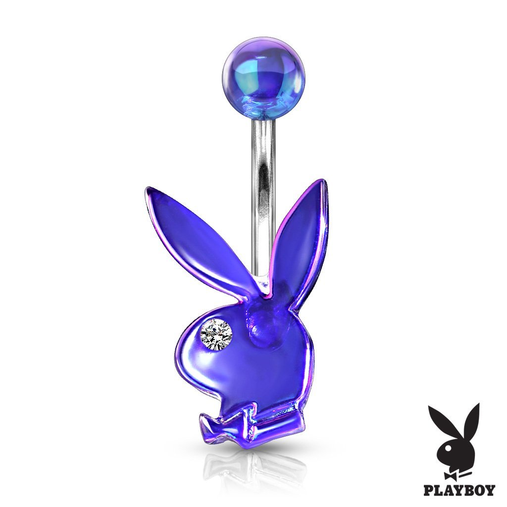 Holographic Acrylic Playboy Bunny Belly Bar