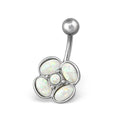 Floral Opal Belly Bar