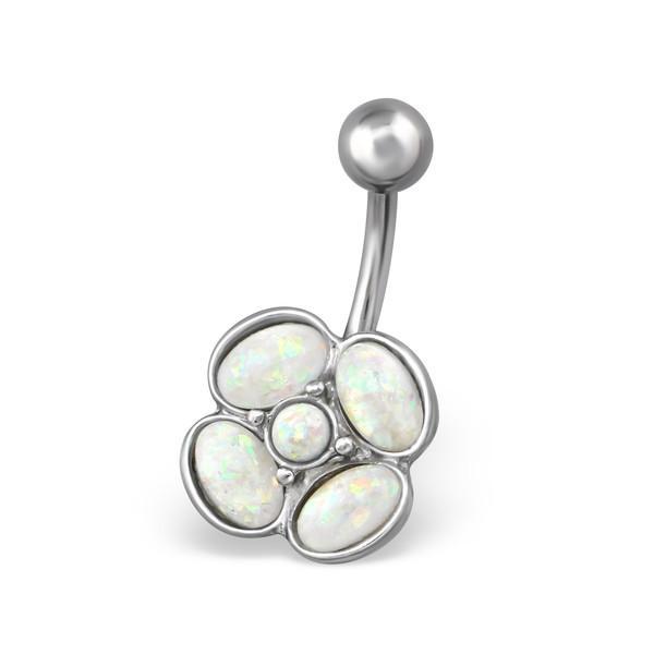 Floral Opal Belly Bar