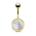 Holographic Dragon Scale Belly Bar