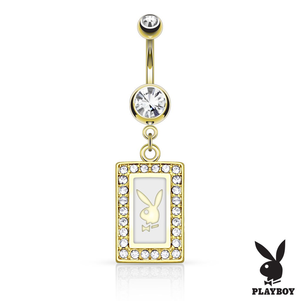 Official Playboy Frame Button Ring
