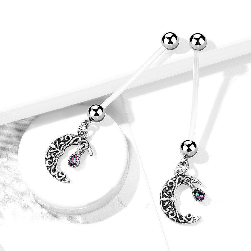 Ornate Moon - Maternity Pregnancy Belly Bar