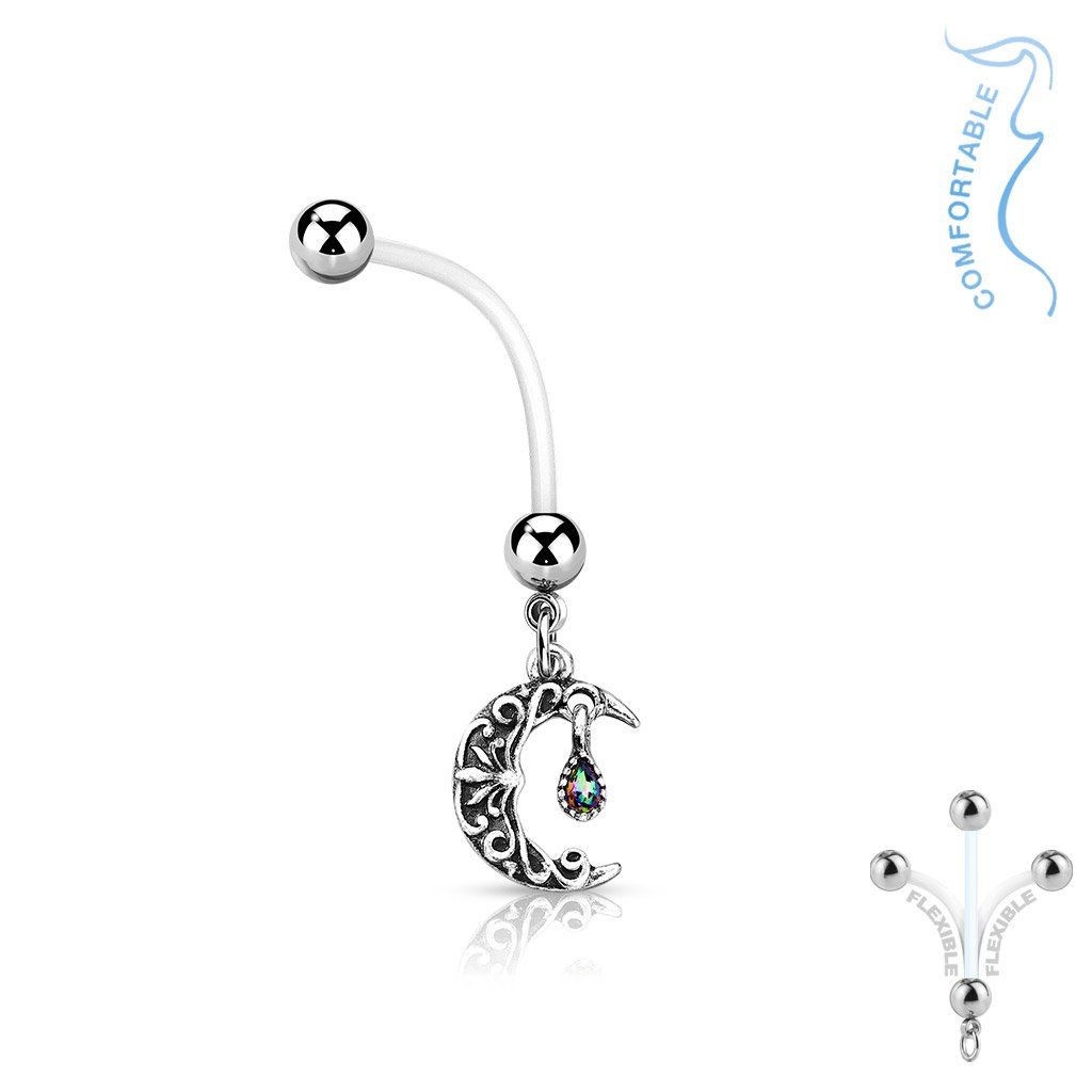 Ornate Moon - Maternity Pregnancy Belly Bar