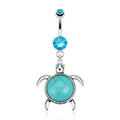 Turquoise Turtle Belly Bar