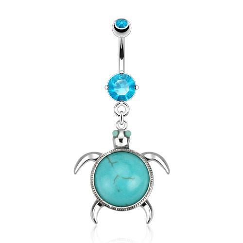 Turquoise Turtle Belly Bar