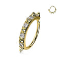 20 Gauge Spiked Bendable Hoop Ring