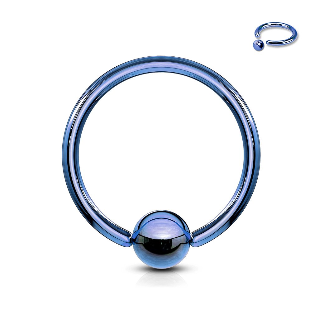 16 Gauge Titanium PVD Captive Ring