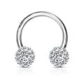 16 Gauge Double Crystal Circular Barbell