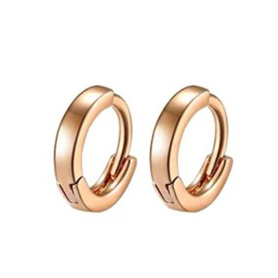 18Kt Gold Plated Huggie Hoop Earrings