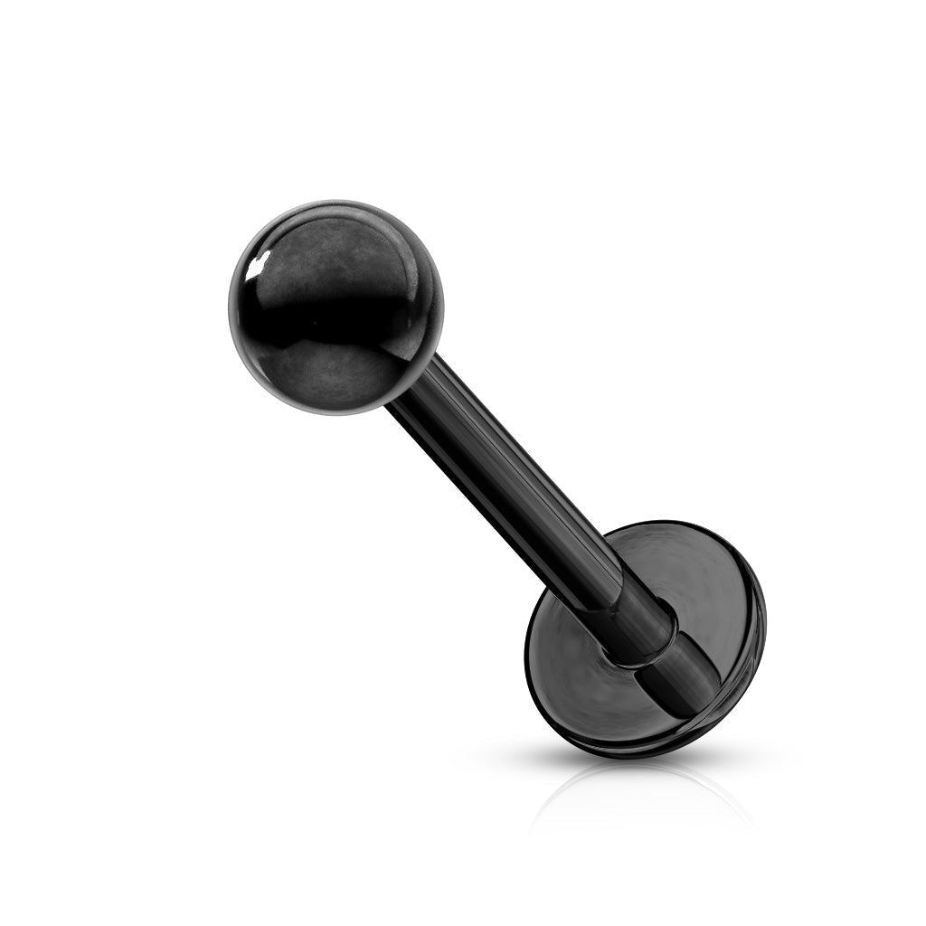 16 Gauge PVD Coated Surgical Steel Flat Back Stud