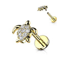 16 Gauge Internally Threaded Little Turtle Stud