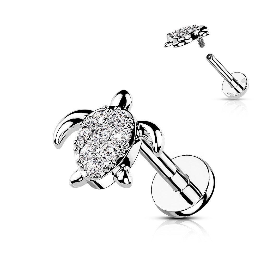 16 Gauge Internally Threaded Little Turtle Stud