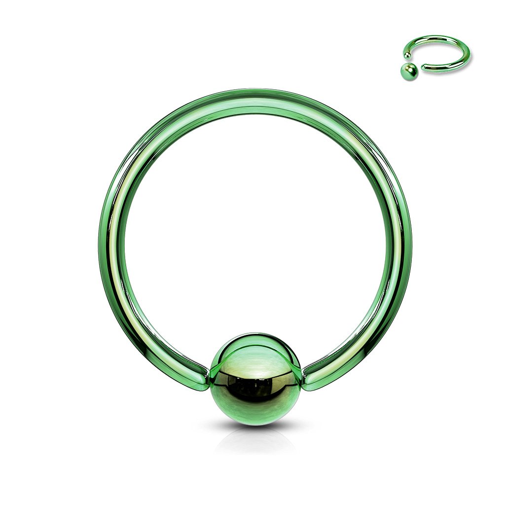 16 Gauge Titanium PVD Captive Ring