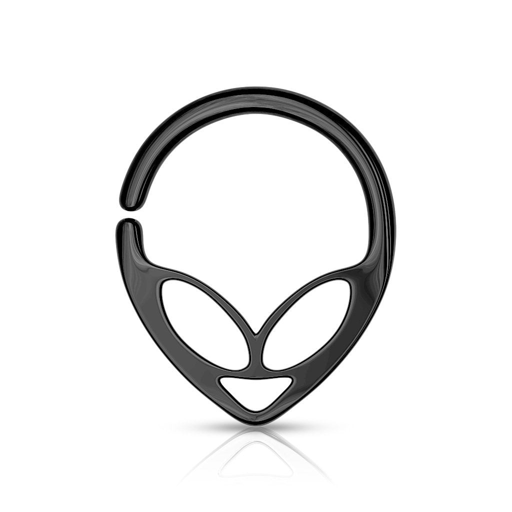 16 Gauge Little Alien Hoop Ring for Nose & Ear