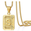 Golden Initial Necklace