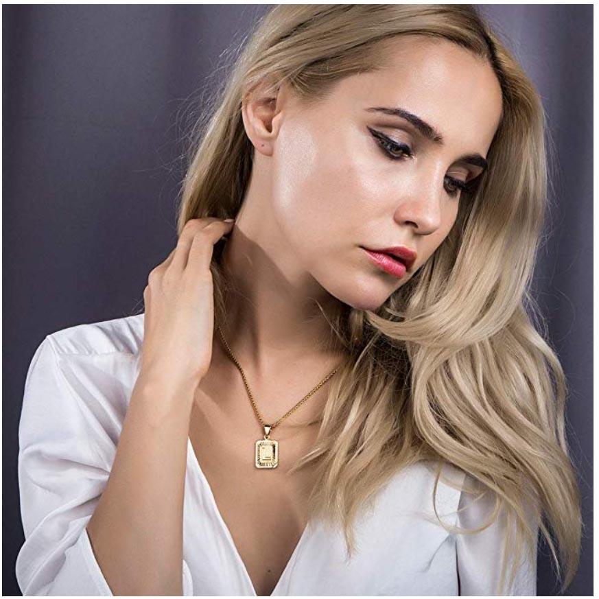 Golden Initial Necklace