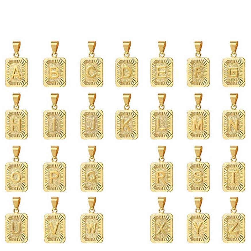 Golden Initial Necklace
