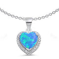 Opal Heart Of The Ocean Necklace
