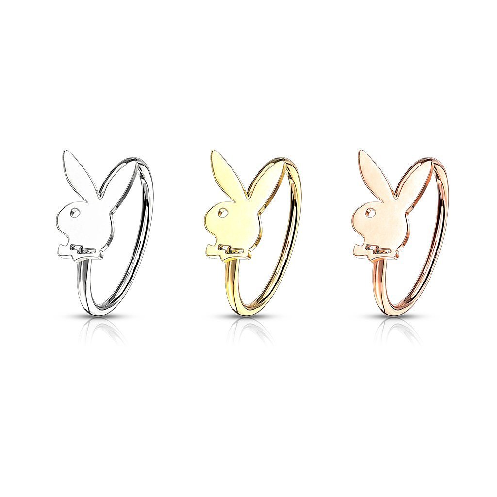 Official Playboy Bendable Hoop Nose / Cartilage Ring