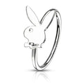 Official Playboy Bendable Hoop Nose / Cartilage Ring