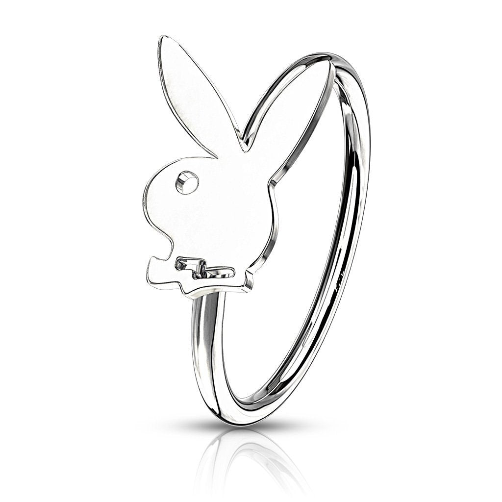 Official Playboy Bendable Hoop Nose / Cartilage Ring