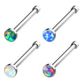 4 Pack Opal Set Nose Studs