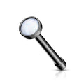 Illuminating Opal Surgical Steel Nose Stud