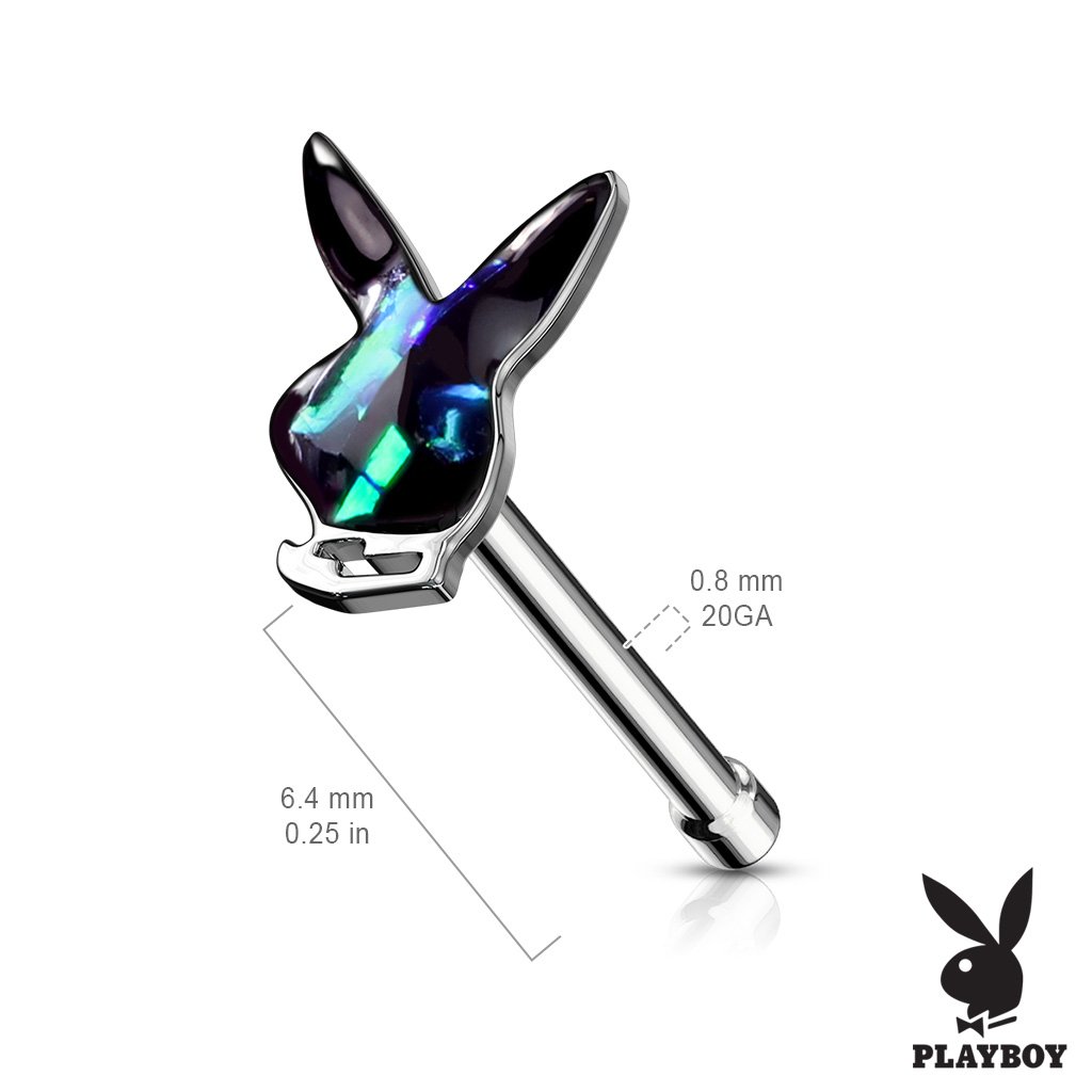 Opal Playboy Bunny Nose Stud