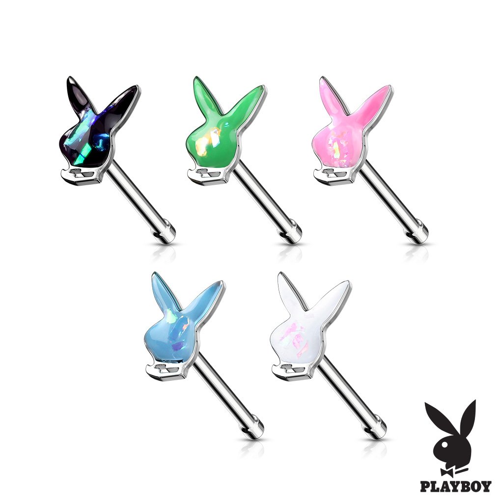 Opal Playboy Bunny Nose Stud