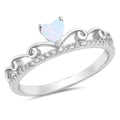 Sterling Silver Dainty Princess Ring