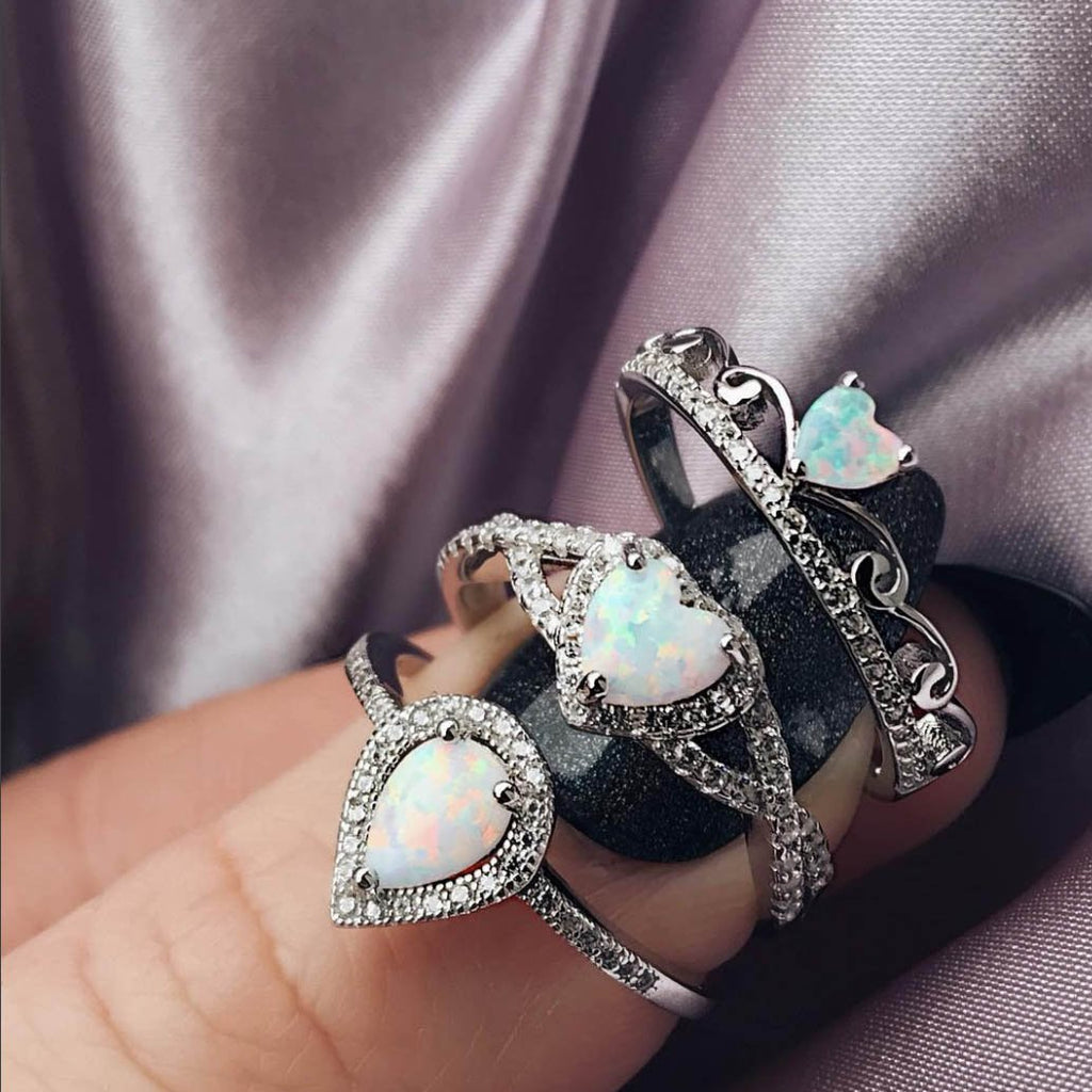 Sterling Silver Dainty Princess Ring