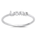 Sterling Silver Love Story Ring