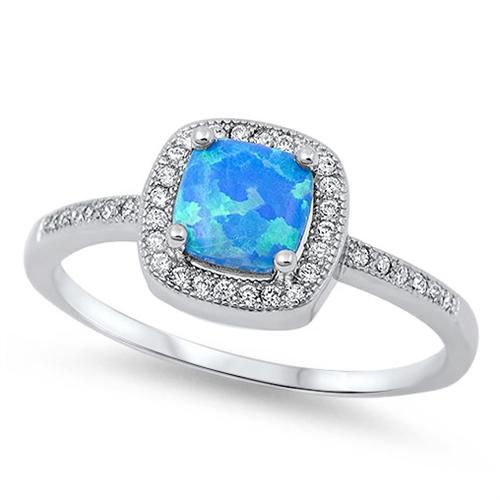 Lucy Ocean Blue Opal Ring