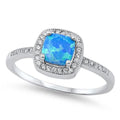 Lucy Ocean Blue Opal Ring