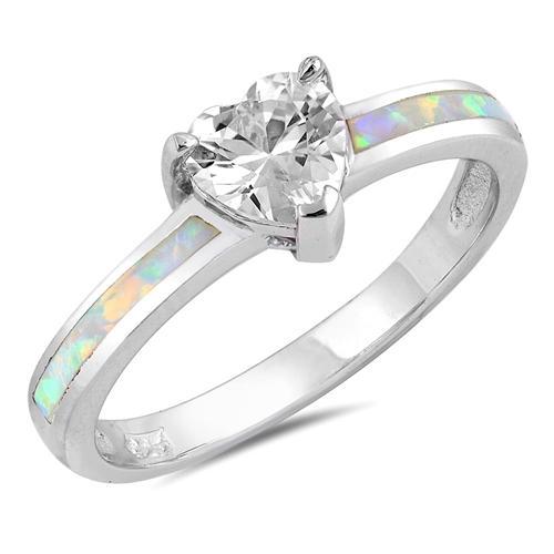 Rainbow Heart Ring