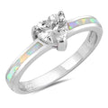 Rainbow Heart Ring