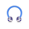 16 Gauge Ultra Glitter Bioflex Circular Barbell