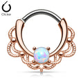16 Gauge Elysium Septum Ring Rose Gold