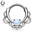 16 Gauge Elysium Septum Ring Silver