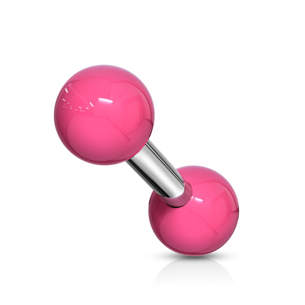 16 Gauge Acrylic Tragus / Ear Barbell Cartilage Stud