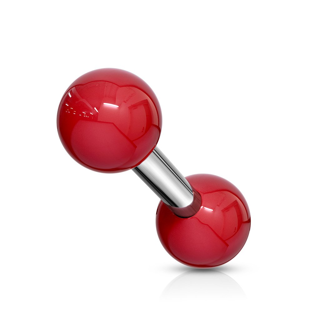 16 Gauge Acrylic Tragus / Ear Barbell Cartilage Stud