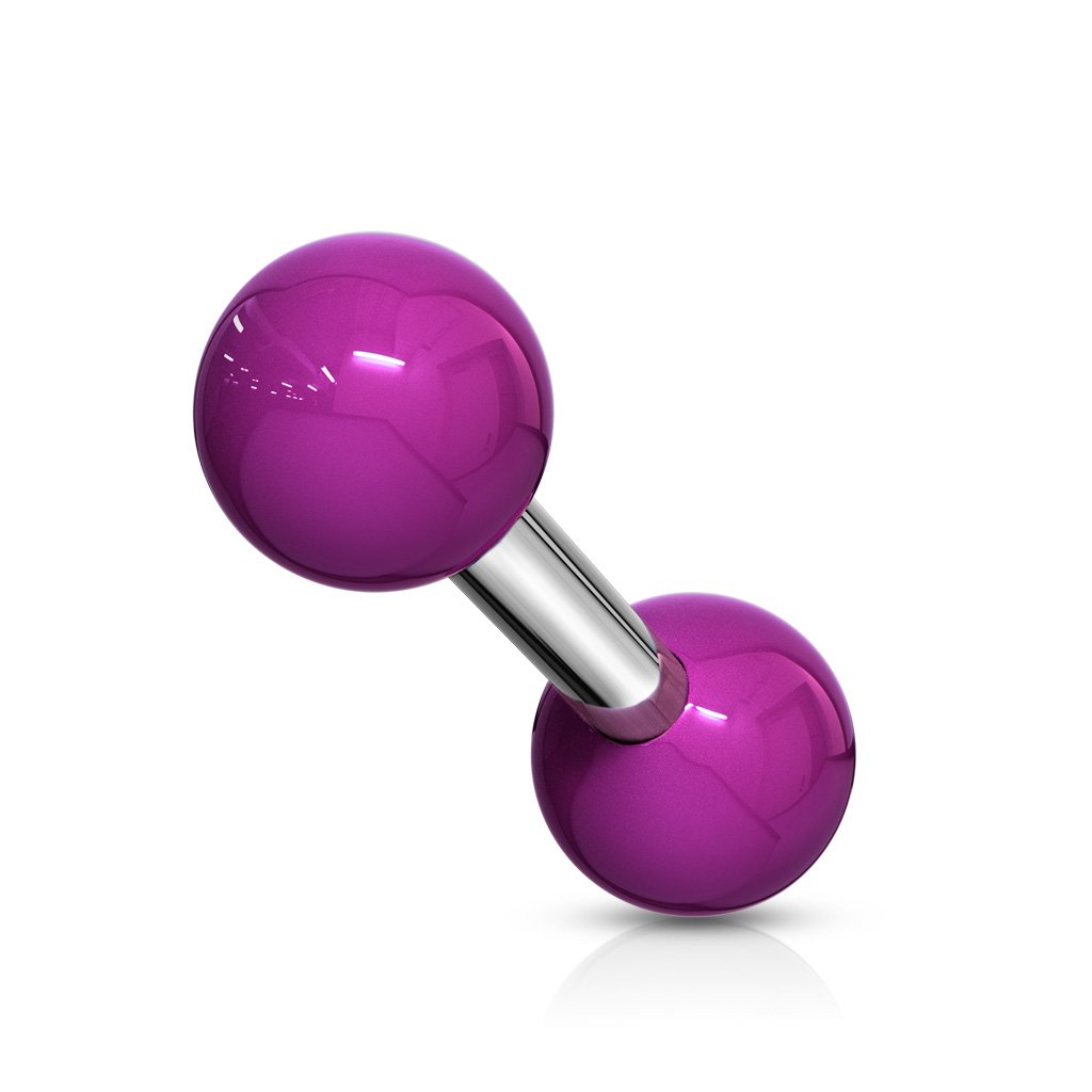 16 Gauge Acrylic Tragus / Ear Barbell Cartilage Stud