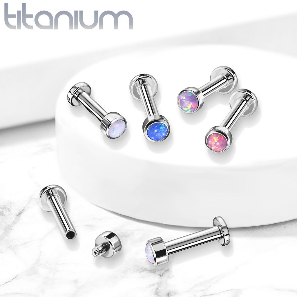 16 Gauge Implant Grade Titanium Internally Threaded Stud