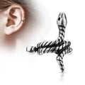 16 Gauge Coiled Snake Helix Cuff Gold / Silver