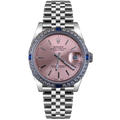 ᏒՕᏞΕХ Datejust Silver rose sertie