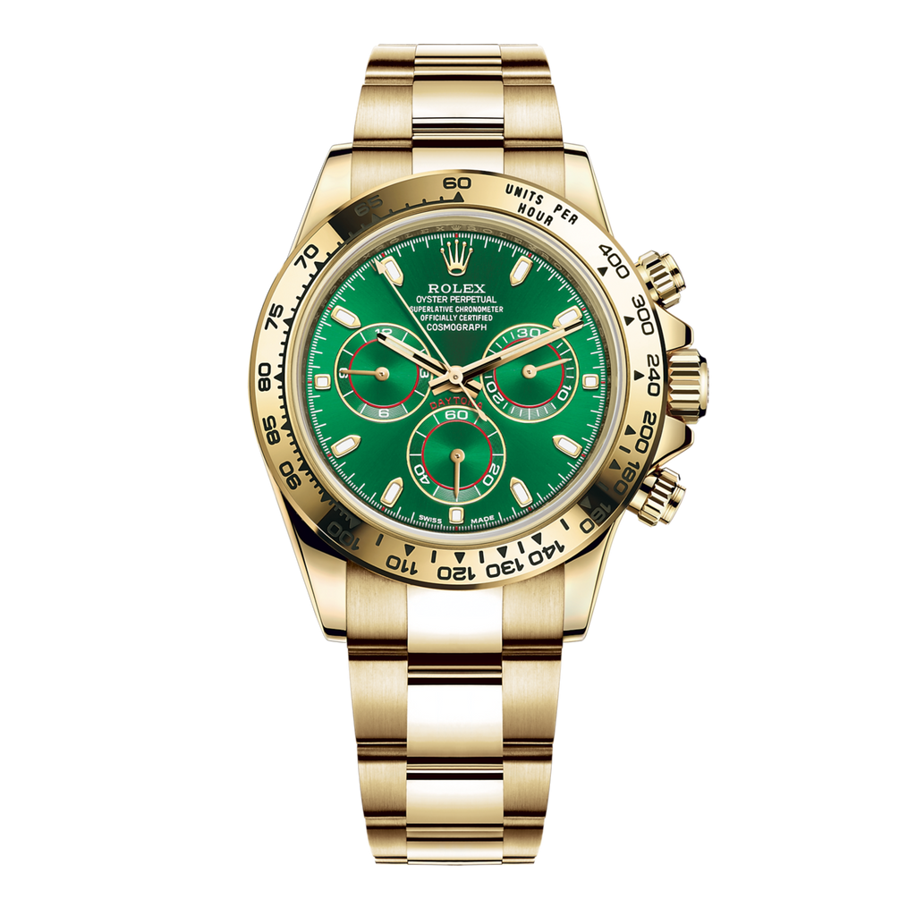 ᏒՕᏞΕХ Daytona Gold Green Dial
