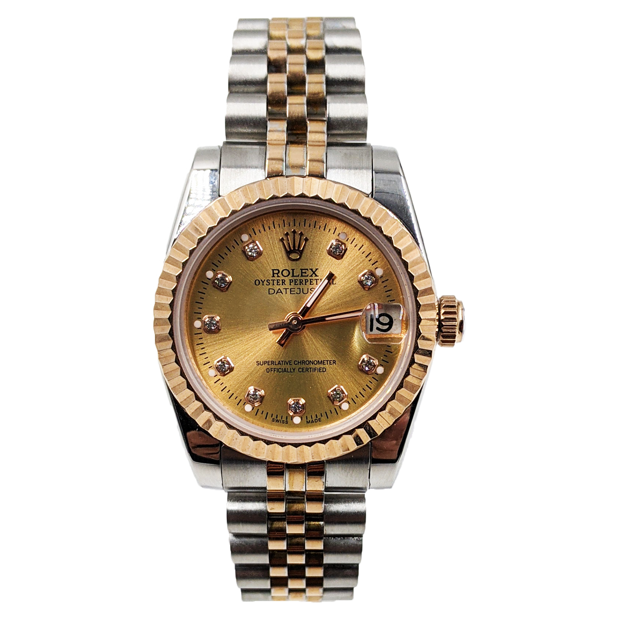 ᏒՕᏞΕХ Datejust Champagne Dial Jubilé